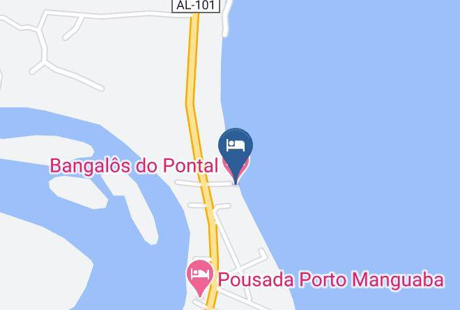 Japaratinga - Bangalos Do Pontal Maps
