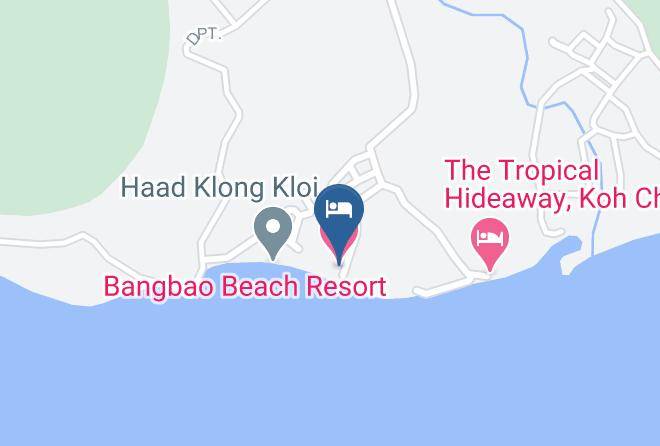 Amphoe Ko Chang - Bangbao Beach Resort Maps