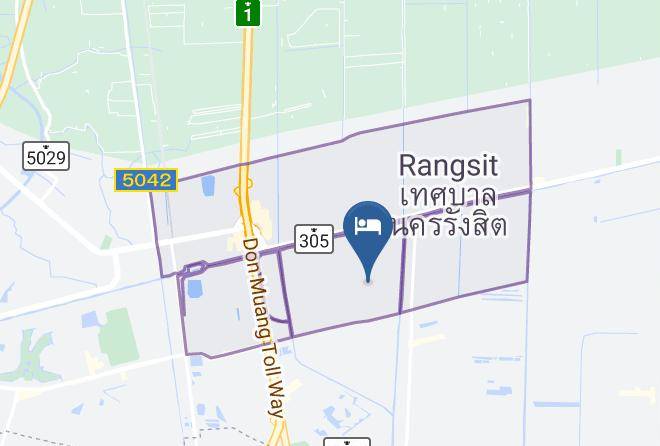 Amphoe Thanyaburi - Bangkok Boutique Resort Rangsit Maps
