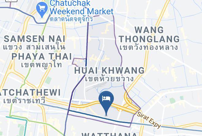 Bang Kapi District - Bangkok Room By City Court Maps