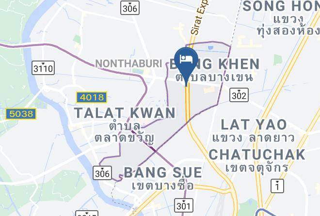 Amphoe Mueang Nonthaburi - Bangkok Travel Suites Hotel Maps