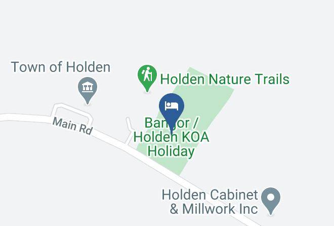 Penobscot - Bangor Holden Koa Holiday Maps