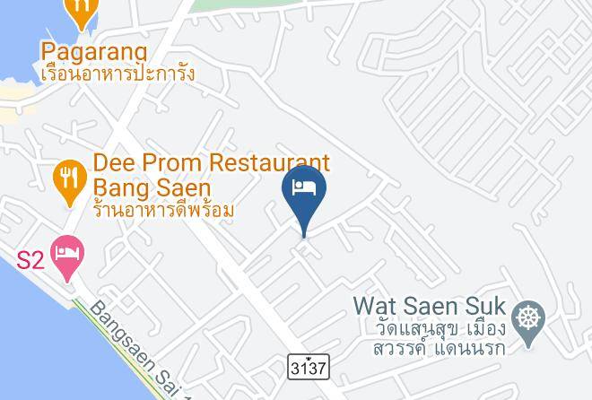 Bangsaen Classic Resort Map