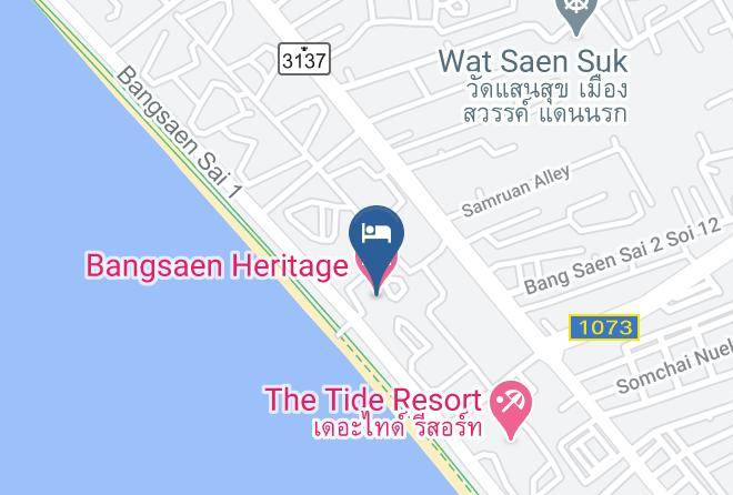 Mueang Chonburi District - Bangsaen Heritage Hotel Maps
