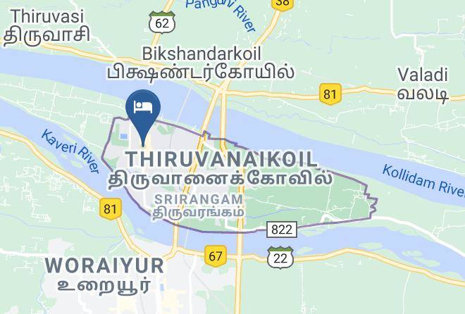 Tiruchirappalli - Bangur Dharamshala Srirangam Maps