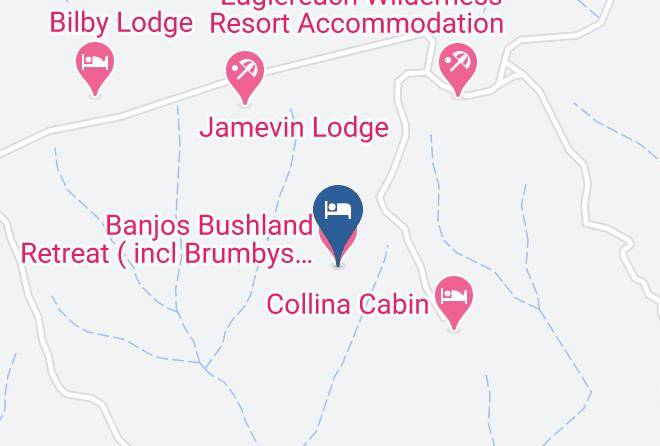 Dungog - Banjos Bushland Retreat Maps