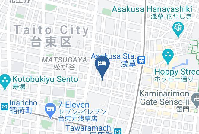 Taito Ward - Bank Bed Gallery Maps