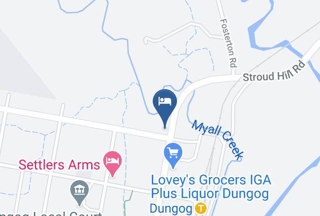 Dungog - Bank Hotel Maps
