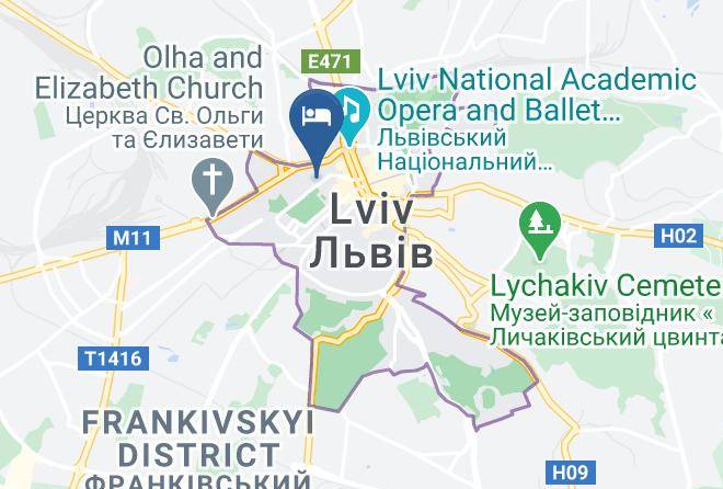 Lviv - Bankhotel Maps