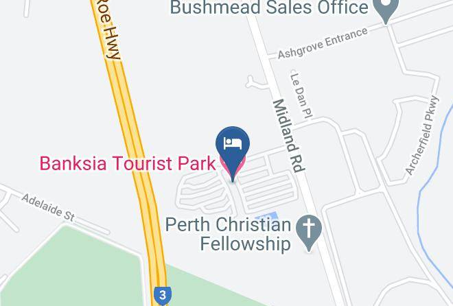 Swan - Banksia Tourist Park Maps