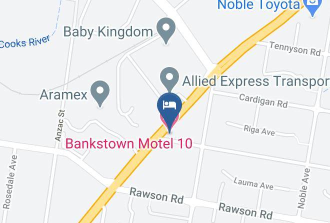 Greenacre - Bankstown Motel 10 Maps