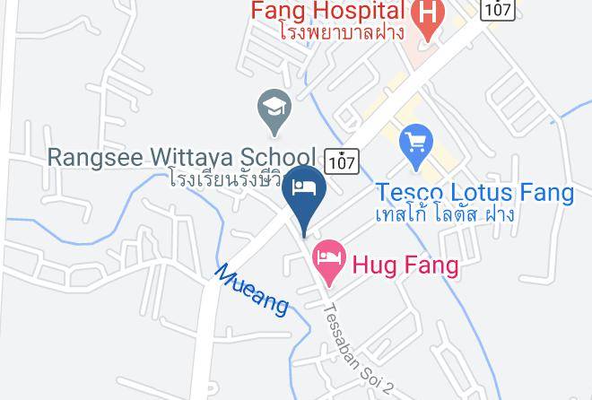 Amphoe Fang - Bann Aree Hotel Maps