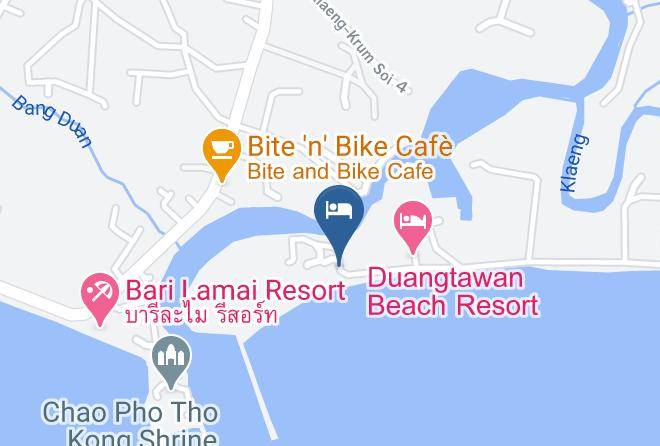 Amphoe Mueang Rayong - Bann Pae Cabana Resort Maps