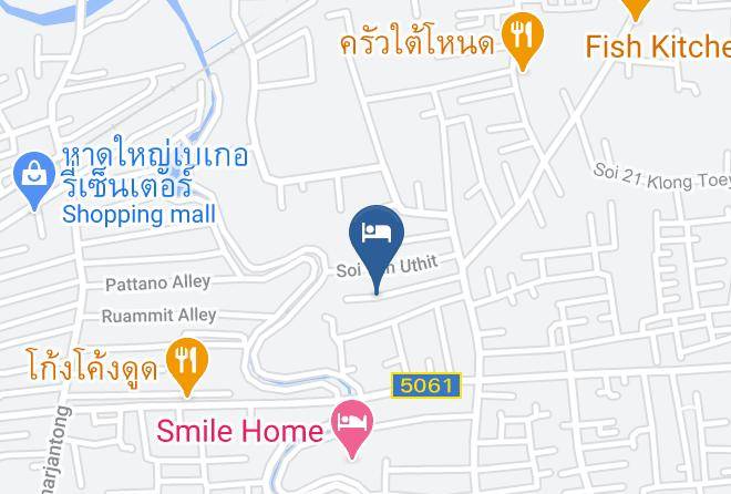 Amphoe Hat Yai - Bann Suan Kun Yai Resort Maps