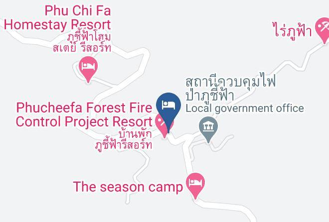 Amphoe Wiang Kaen - Banpakphucheefah Resort Maps