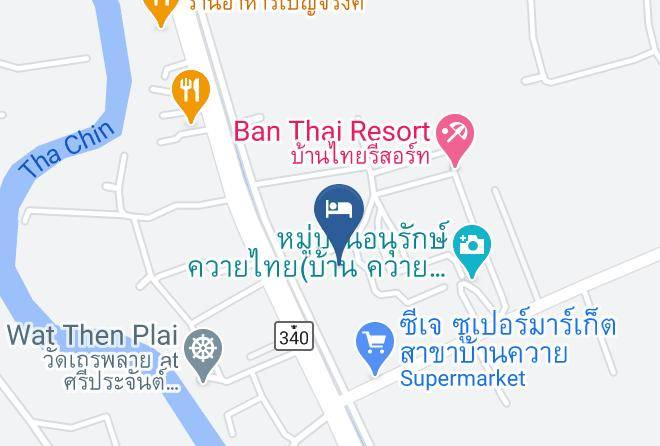 Amphoe Si Prachan - Banruean Thai Riso Maps