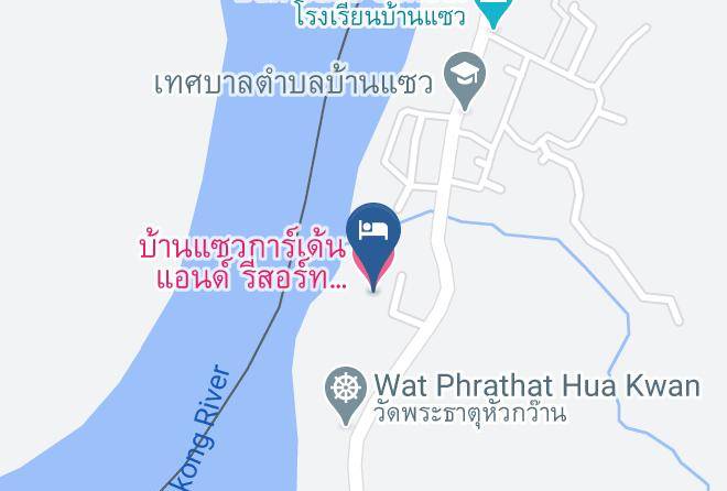 Amphoe Chiang Saen - Bansaeo Garden And Resort Maps
