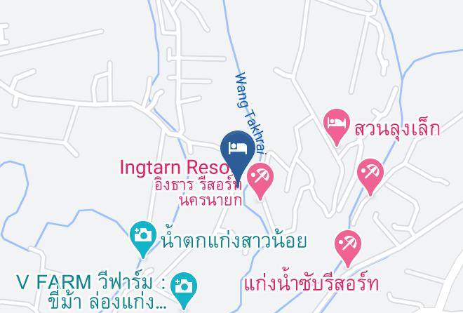 Amphoe Mueang Nakhon Nayok - Bansainam Resort Maps