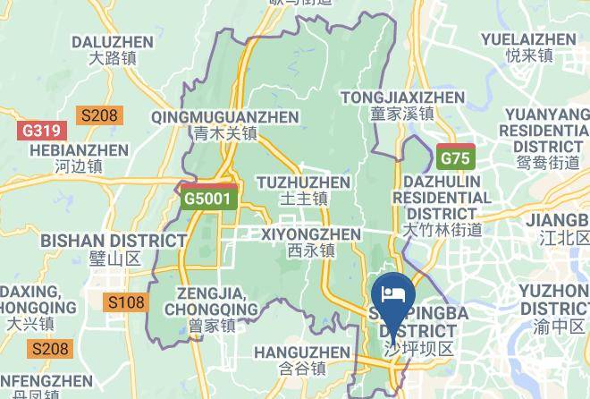 Shapingba District - Banshanziyu Hotel Maps