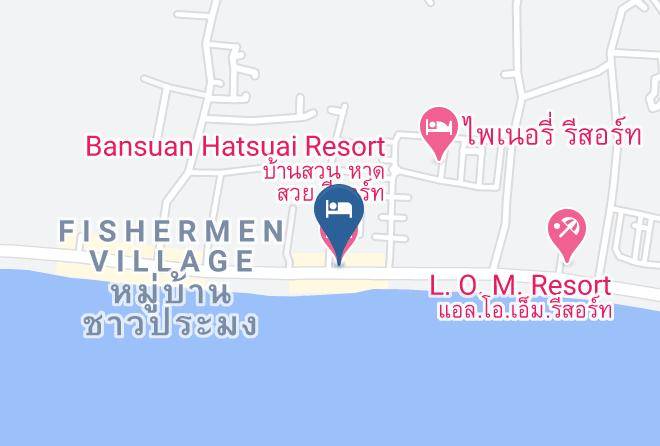 Amphoe Mueang Rayong - Bansuan Hatsuai Resort Maps