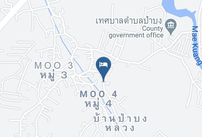 Amphoe Saraphi - Bansuan Thanormpat Resort Maps