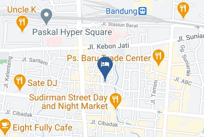 Bandung - Bantal Guling Pasar Baru Maps