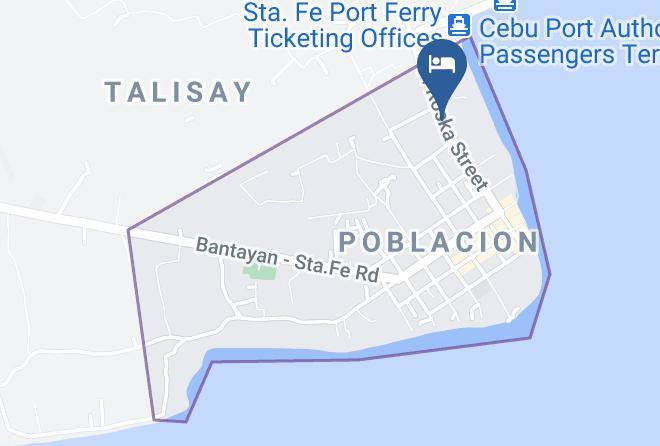 Cebu - Bantayan Huts Maps