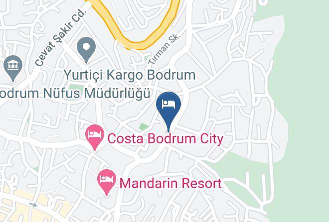 Bodrum - Bantur Naz Hotel Maps