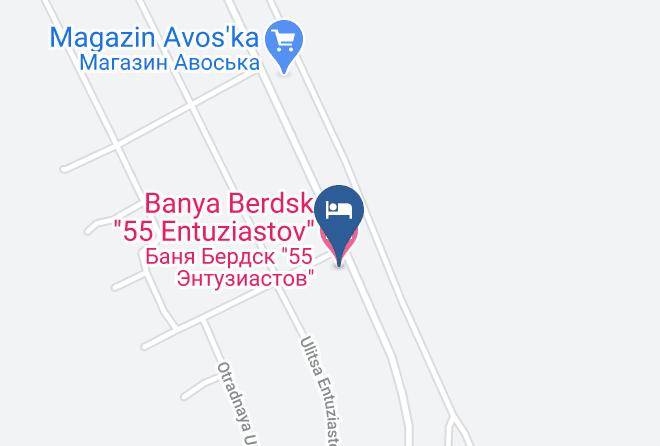 Berdsk - Banya Berdsk 55 Entuziastov Maps