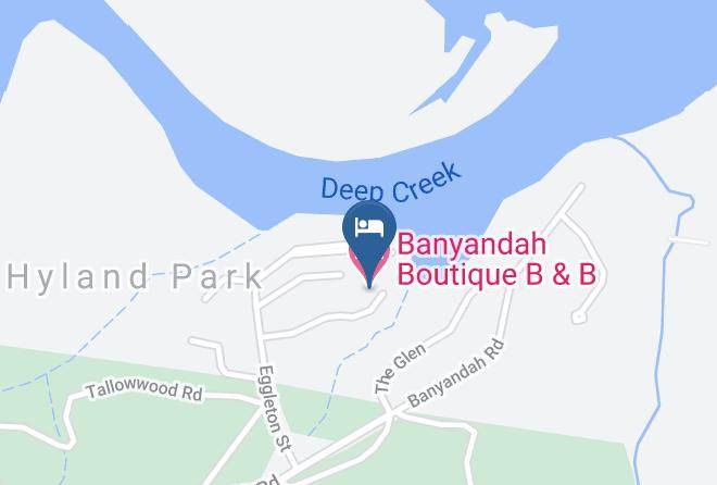 Nambucca - Banyandah Boutique B & B Maps