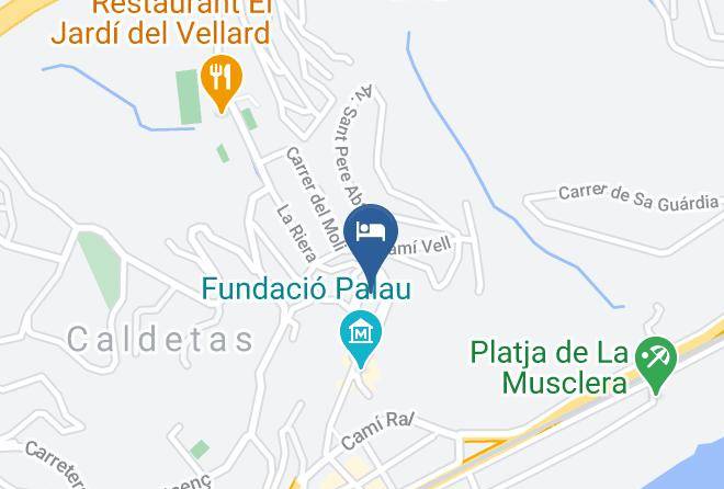 Banys Termals Caldes D'estrac Map