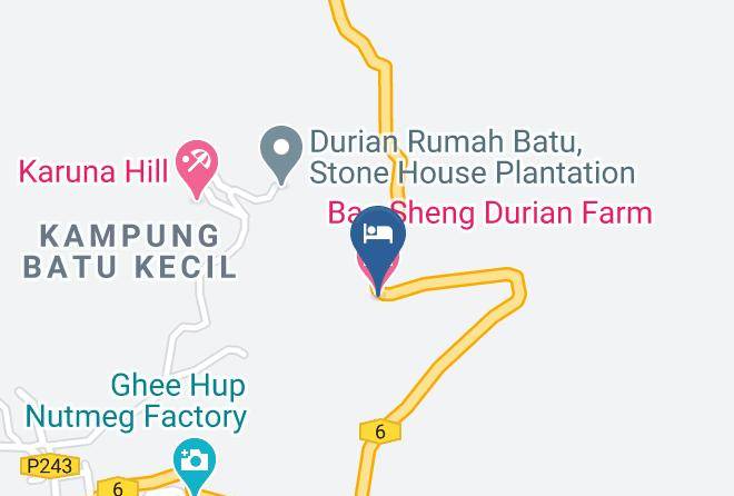 Teluk Bahang - Bao Sheng Durian Farm Maps