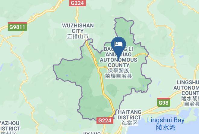 Baoting Lizu Miaozu Aut County - Bao Ting Mei Li Zhi Jia Bin Guan Maps