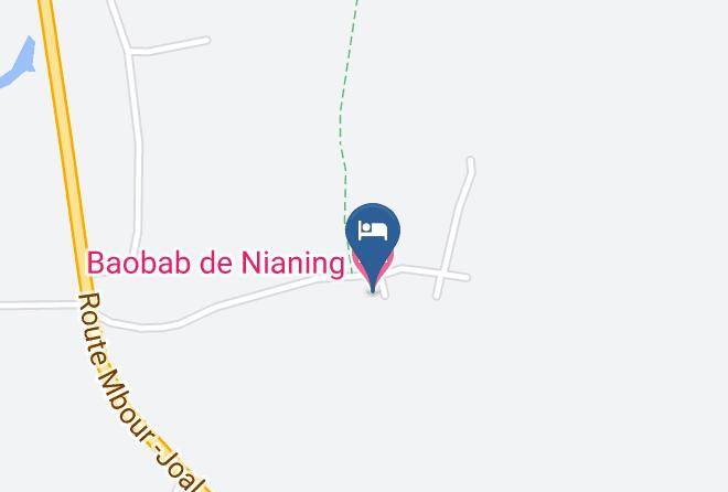 Baobab De Nianing Map