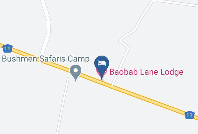 Waterberg - Baobab Lane Lodge Maps