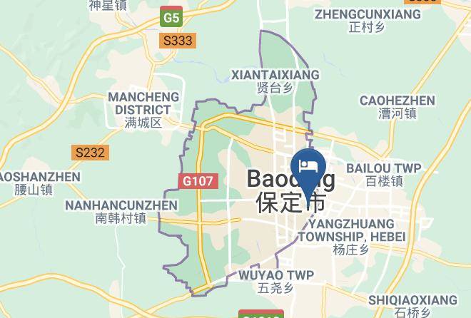 Baoding - Baoding Beautiful Fashion Boutique Hotel Maps