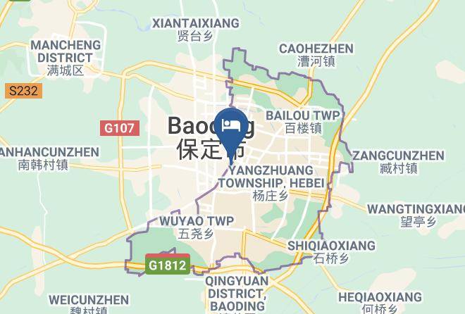Baoding - Baoding Jinyuankuaijie Hotel Maps
