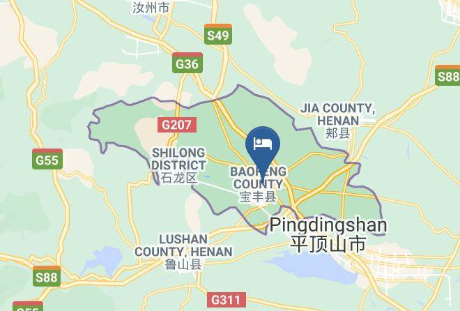 Pingdingshan - Baofeng Melco Business Hotel Maps