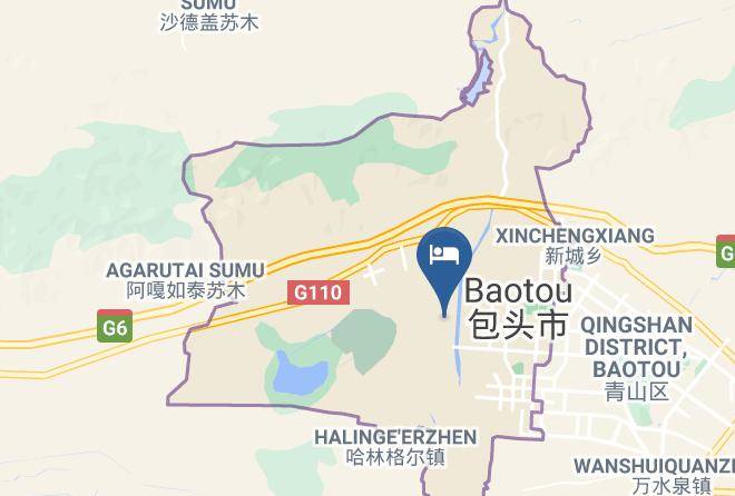 Baotou - Baogang Hotel Maps