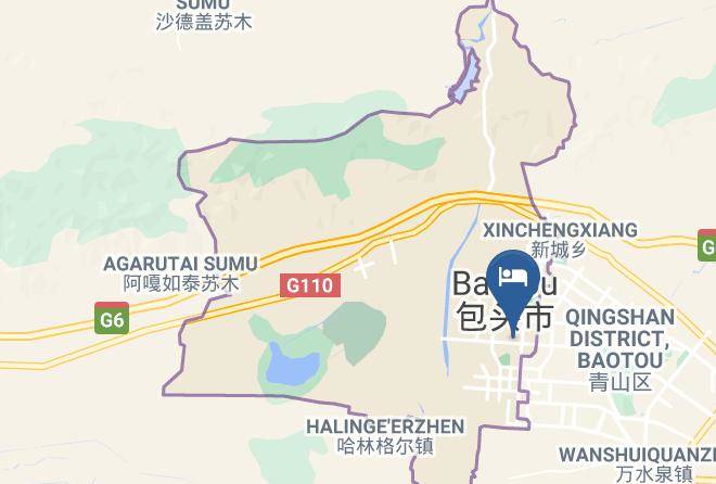 Baotou - Baogang Youyi Hotel Maps