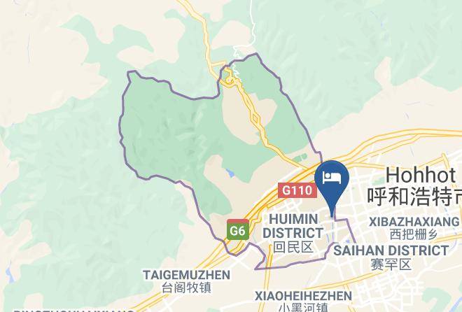 Hohhot - Baogeli Hotel Maps