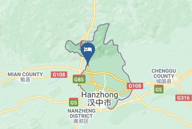 Hanzhong - Baoguo Hotel Maps