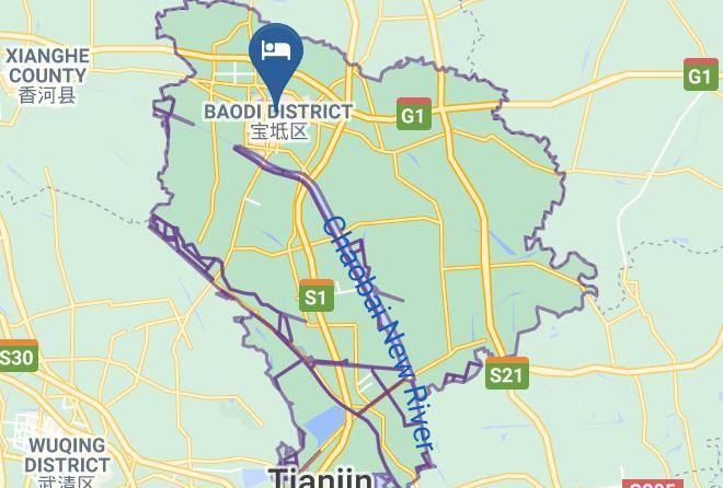 Baodi District - Baohuan Express Hotel Maps