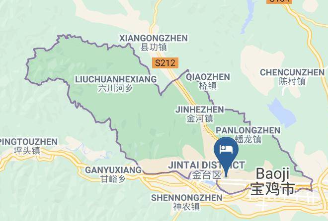 Baoji - Baoji Huayuan Hotel Maps