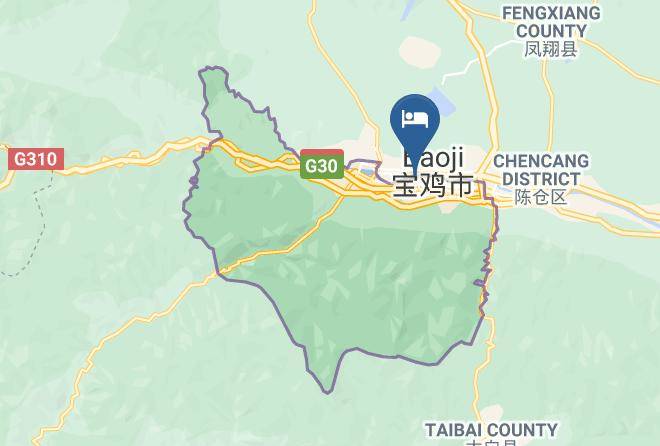 Baoji - Baoji Wenmanju Hotel Maps