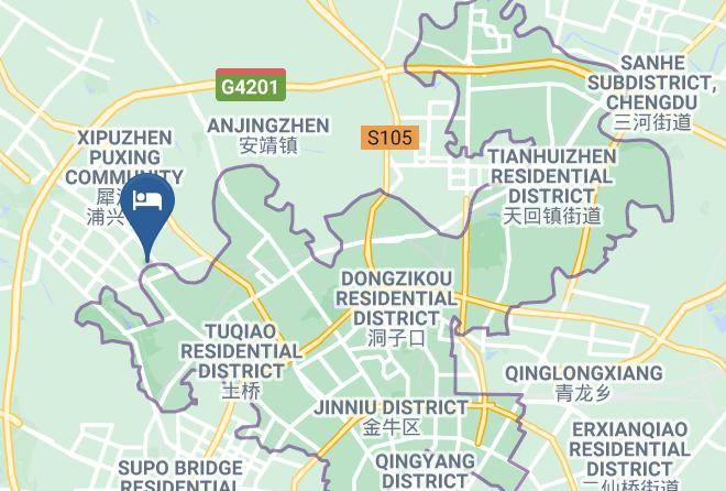 Chengdu - Baoli Xiangbin 8090 Zunyue Hotel Maps