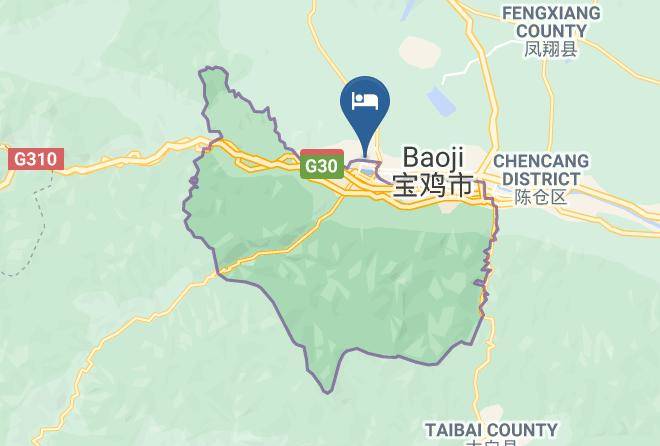 Baoji - Baoling Hotel Maps