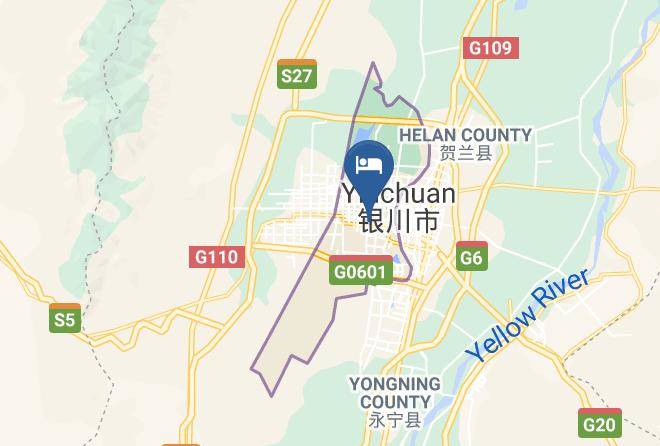 Yinchuan - Baoshi Lide Hotel Maps
