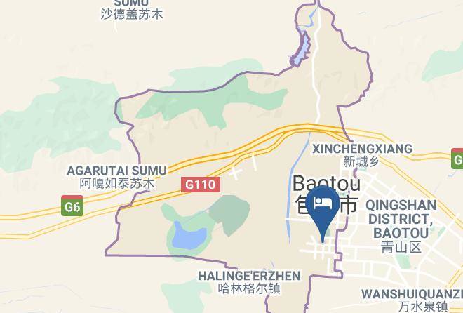 Baotou - Baotou Di Jing Business Hotel Maps