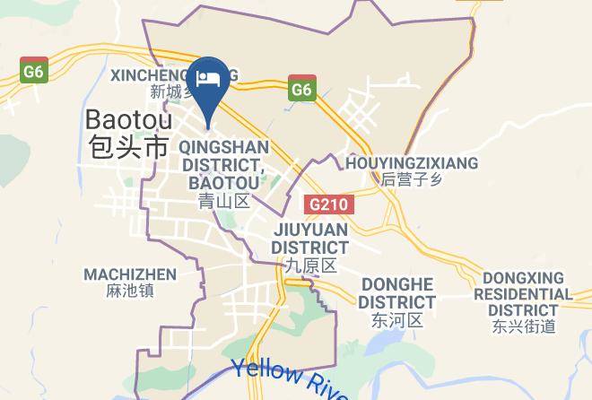 Baotou Hongze Express Hotel Map